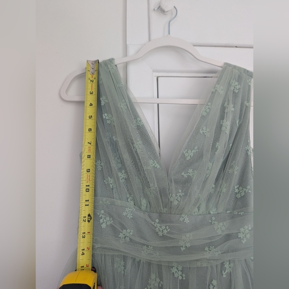 Soieblu Mint Green Floral Maxi Dress - Picture 9 of 11